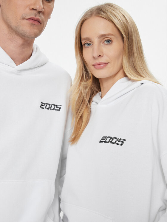 2005 2005 Μπλούζα Unisex Basic Λευκό Relaxed Fit