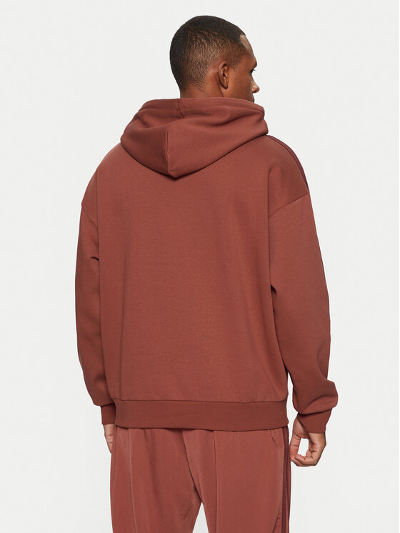 adidas adidas Mikina adicolor JP1072 Červená Loose Fit