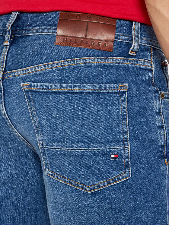 Tommy Hilfiger Tommy Hilfiger Džínsové šortky Brooklyn MW0MW18035 Tmavomodrá Regular Fit