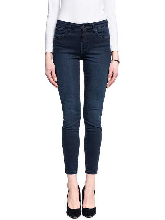 Wrangler Wrangler Jeansy SKINNY Niebieski Skinny Fit
