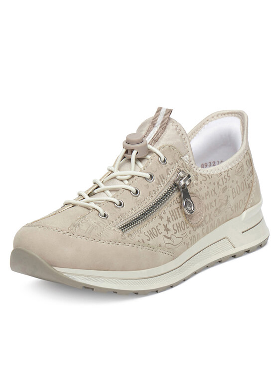 Rieker Rieker Sneakersy N1455-62 Béžová