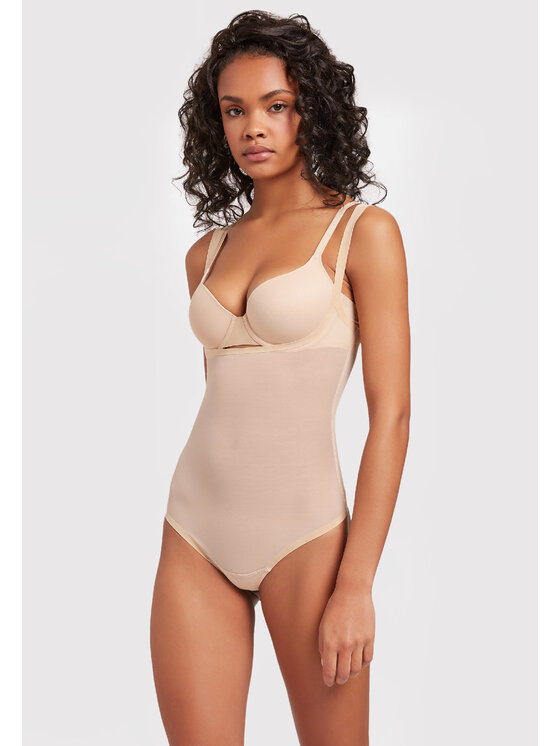 Wolford Body Tulle 79042 Beige