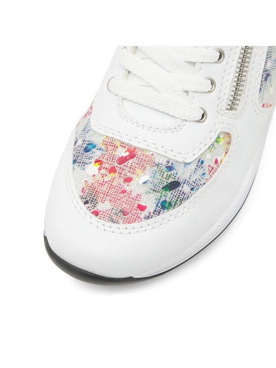 Rieker Rieker Sneakersy N1112-90 Biały