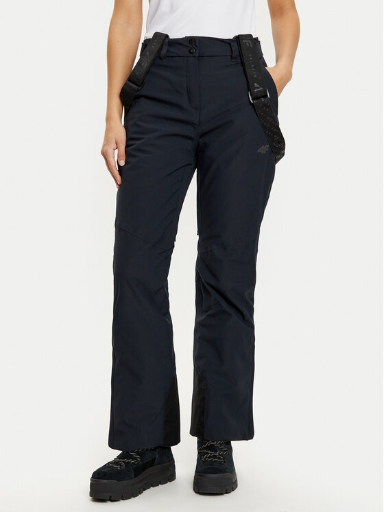 4F 4F Παντελόνι σκι 4FWAW24TFTRF704 Μαύρο Regular Fit