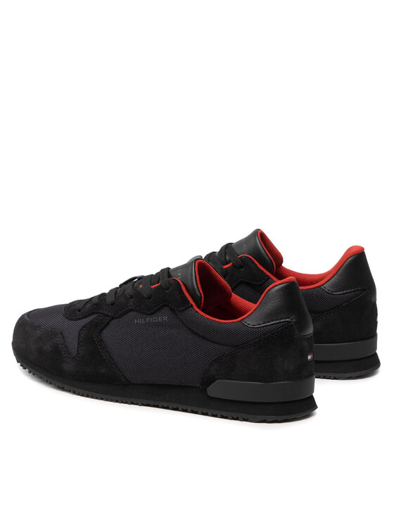 Tommy Hilfiger Tommy Hilfiger Sneakers Iconic Material Mix Runner FM0FM04022 Nero