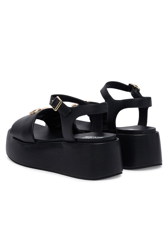 LOVE MOSCHINO LOVE MOSCHINO Sandały JA16127I0OIA0000 Czarny