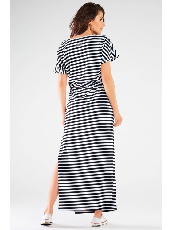Infinite You Infinite You Sukienka letnia M253 Czarny Basic Fit