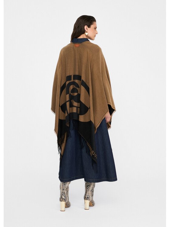 Liu Jo Liu Jo Poncho 2F5031T030000070 Beige Regular Fit