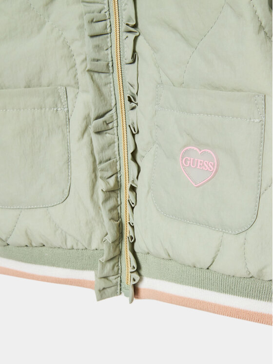 Guess Guess Kevad-sügis jope A3YL01 WF090 Roheline Regular Fit