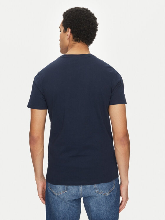 Gap Gap T-krekls 502020-01 Tumši zils Regular Fit