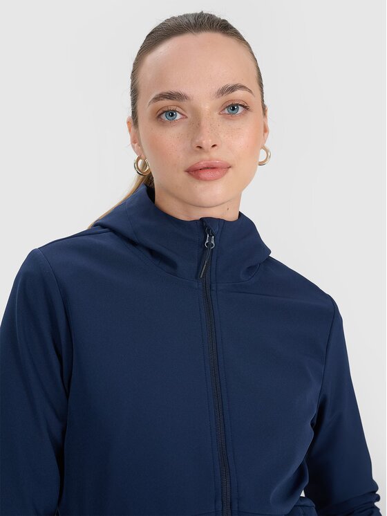 4F 4F Kurtka softshell 4FWSS25TSOFF320-30S Niebieski Regular Fit