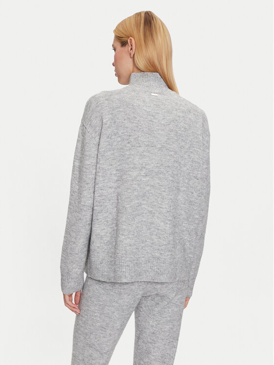 Athlecia Athlecia Rollkragenpullover Daviana W Knitted High Neck EA241288 Grau Regular Fit