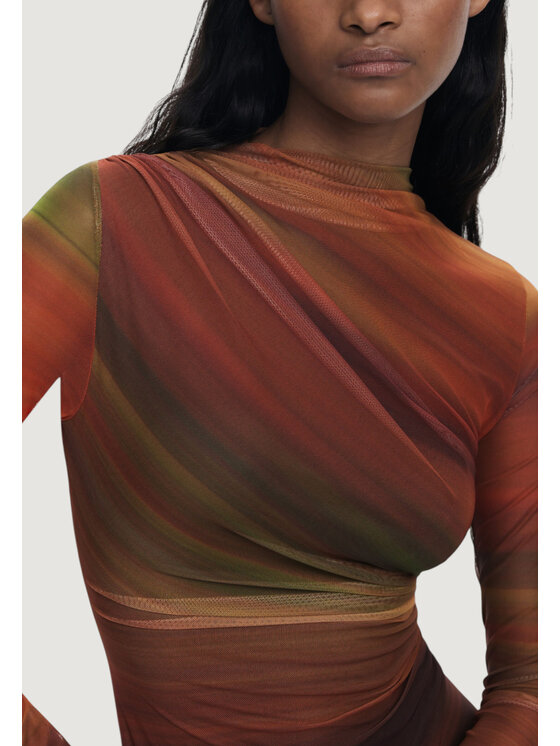 Desigual Desigual Vestito da giorno VEST_DANTE Arancione Firm Fit