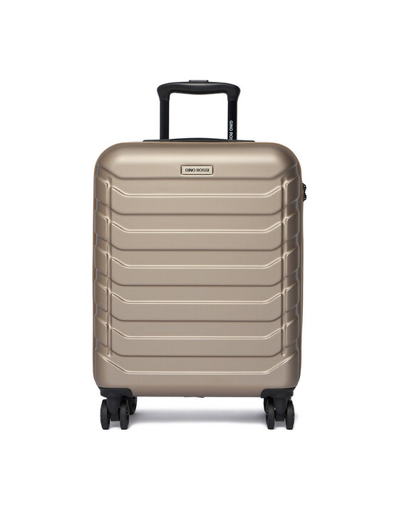 GINO ROSSI Walizka kabinowa C-GIN-S-002-05-GOLD Złoty
