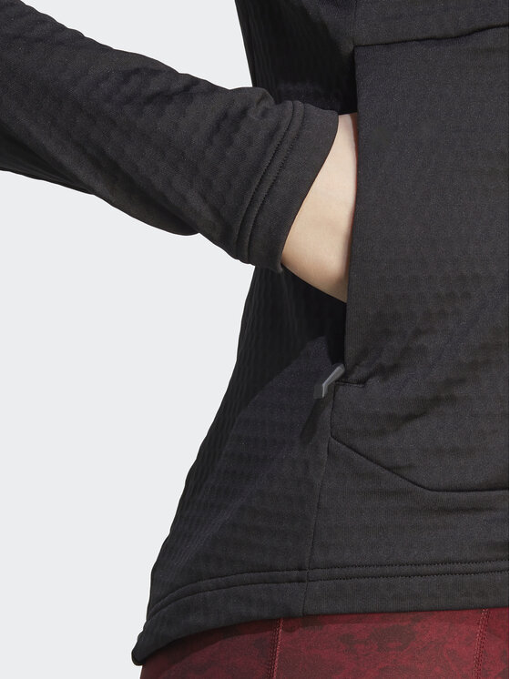 adidas adidas Felpa di pile IB1814 Nero Slim Fit