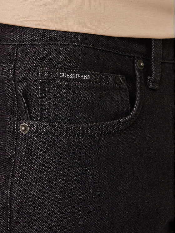 Guess Jeans Guess Jeans Džínsy M5YA1B D6571 Čierna Straight Fit