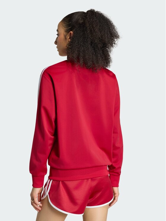 adidas adidas Bluza FIREBIRD Czerwony Loose Fit