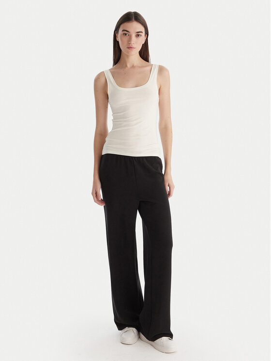 Hunkemöller Hunkemöller Top Singlet 302723 Bílá Slim Fit