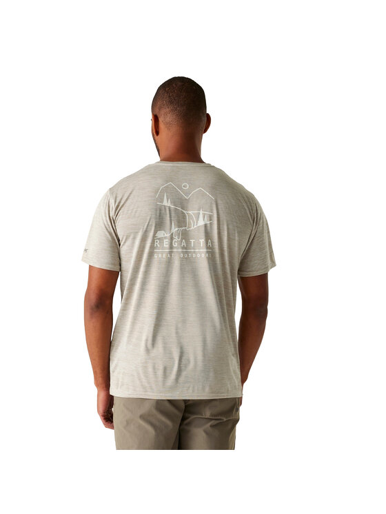Regatta Regatta T-Shirt Fingal IX Czarny Short Fit