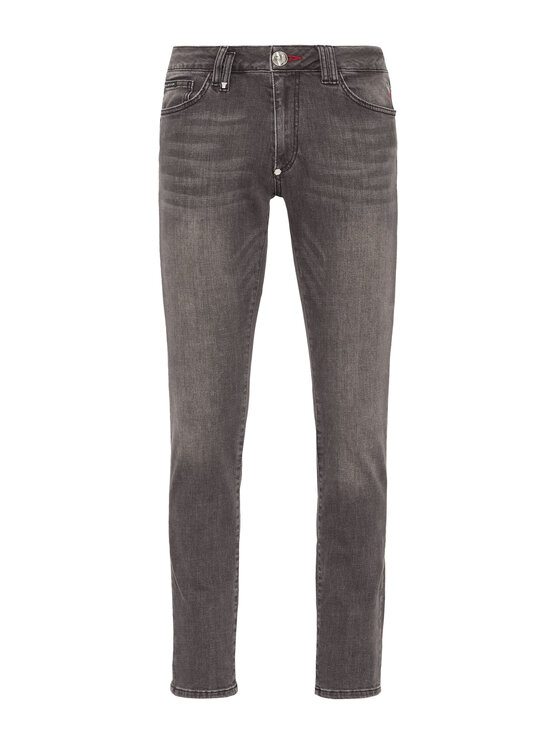PHILIPP PLEIN PHILIPP PLEIN Jeansy 67 Šedá Slim Fit