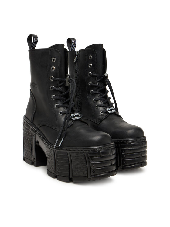 NEW ROCK NEW ROCK Bakancs M-TM001-C2 Fekete