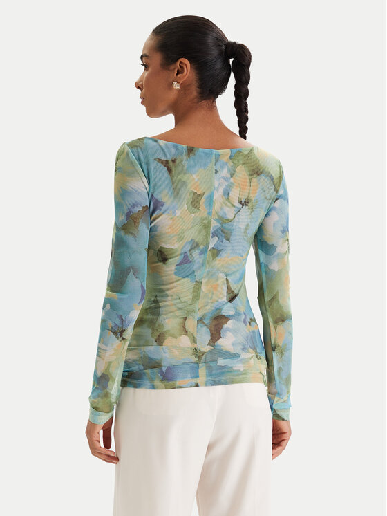 Bardot Bardot Blūze Marisol 60306TB Zaļš Slim Fit