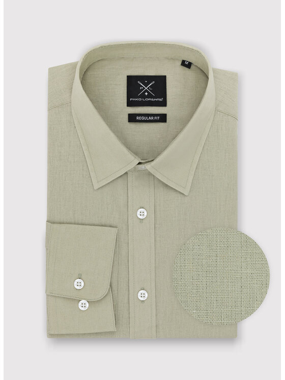 Pako Lorente Pako Lorente Koszula P24SF-1X-008 Zielony Regular Fit