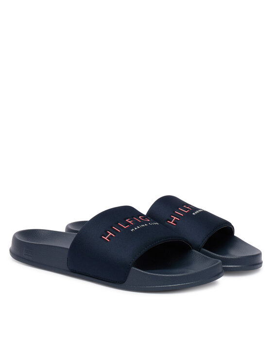 Tommy Hilfiger Tommy Hilfiger Чехли Hilifger Neoprene Pool Slide FM0FM05898 Тъмносин