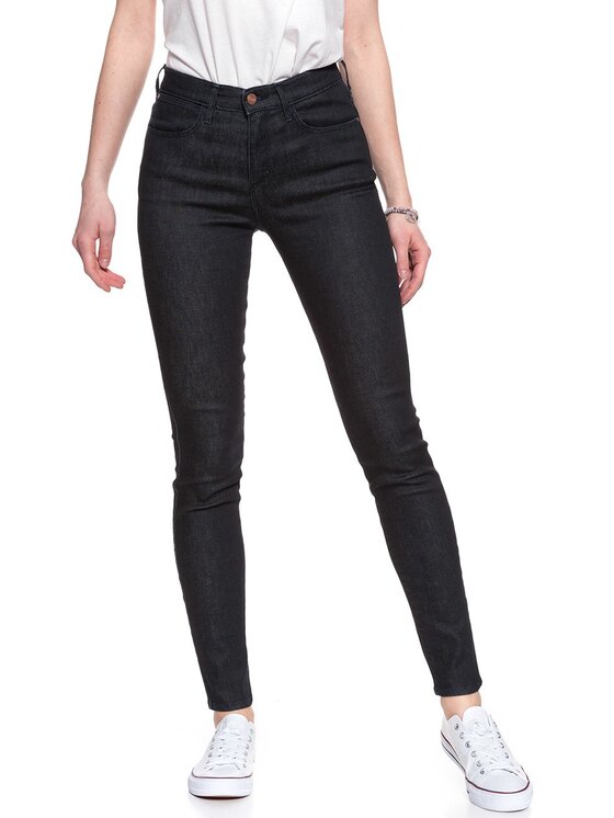 Wrangler Wrangler Pantaloni di tessuto HIGH RISE SKINNY Blu Skinny Fit