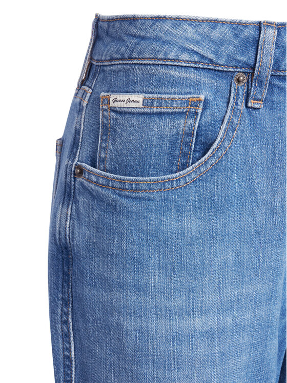 Guess Jeans Guess Jeans Džinsai W5YA0I D0022 Mėlyna Boyfriend Fit