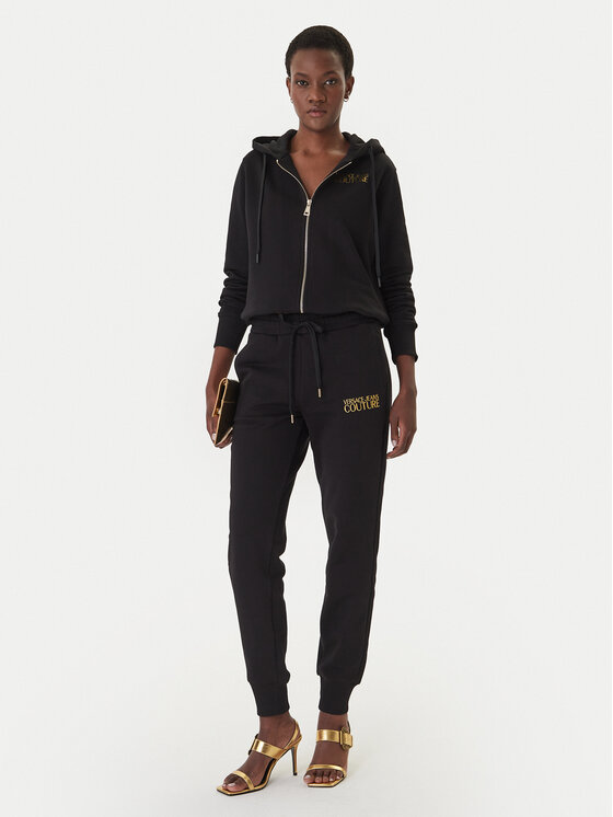 Versace Jeans Couture Versace Jeans Couture Суитшърт 80HAIT00 CF01T Черен Regular Fit