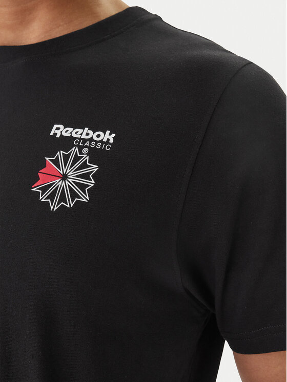 Reebok Reebok Marškinėliai Greyson RK25568CCM Juoda Regular Fit