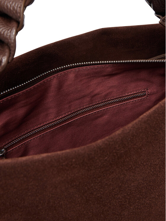 Coccinelle Coccinelle Ročna torba P6P Boheme Suede Bimaterial E1 P6P 19 02 01 Rjava