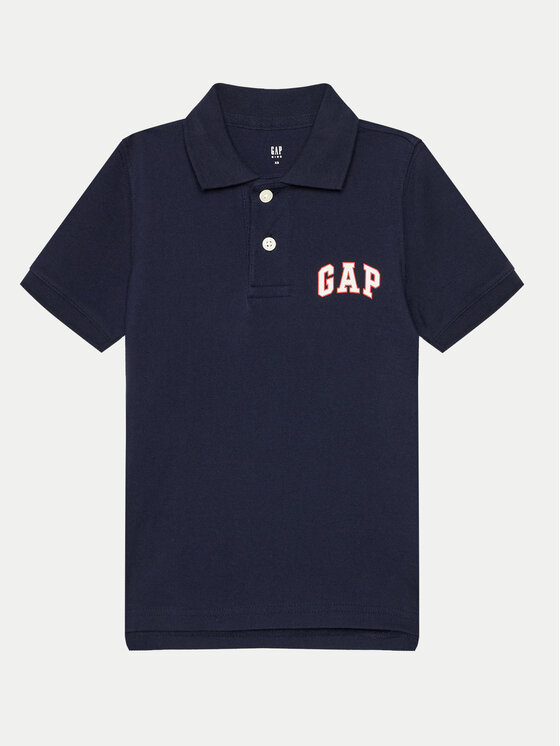 Gap Gap Поло 843607-00 Cиній Regular Fit