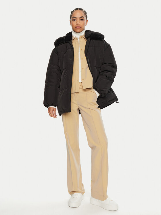 2NDDAY 2NDDAY Μπουφάν χειμωνιάτικο Luis 2245111505 Μαύρο Oversize