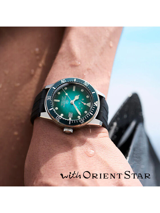 Orient Star Orient Star Zegarek RE-AU0602E00B Srebrny