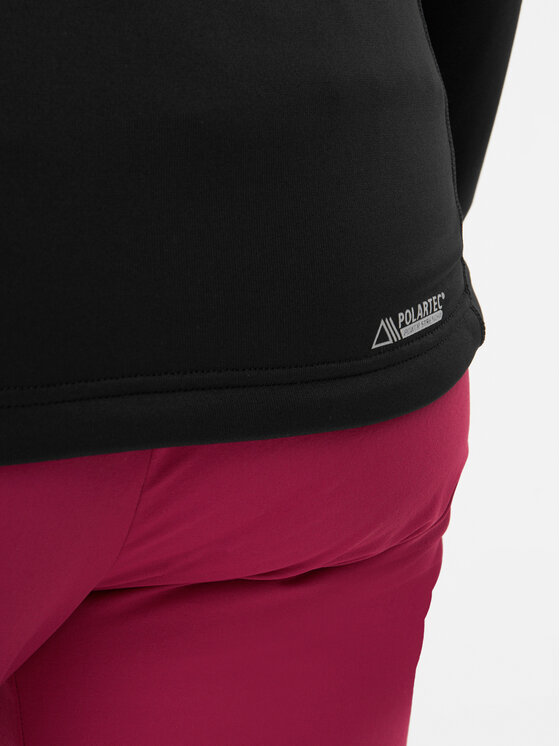 Viking Viking Bluza Jukon Hoodie Polartec Lady Czarny Regular Fit