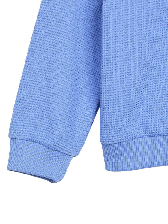 adidas adidas Анцуг Loose Waffle Sweat Jogger Set KT1799 Син Regular Fit