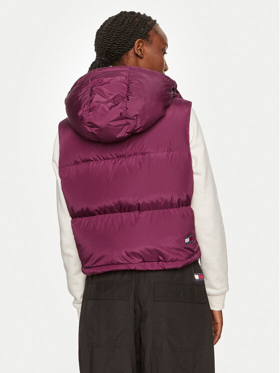 Tommy Jeans Tommy Jeans Безрукавка Alaska DW0DW18611 Бордовий Cropped Fit