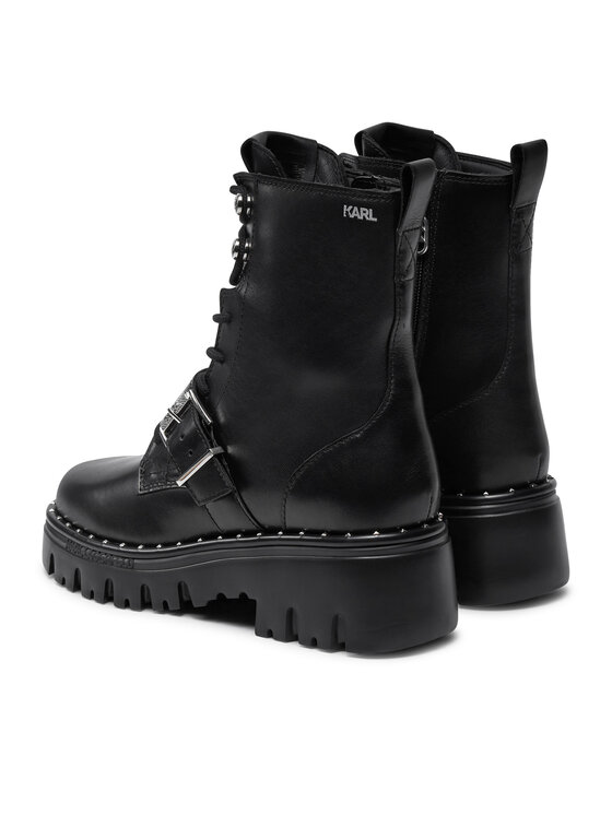 KARL LAGERFELD KARL LAGERFELD Schnürstiefeletten KL45354 Schwarz