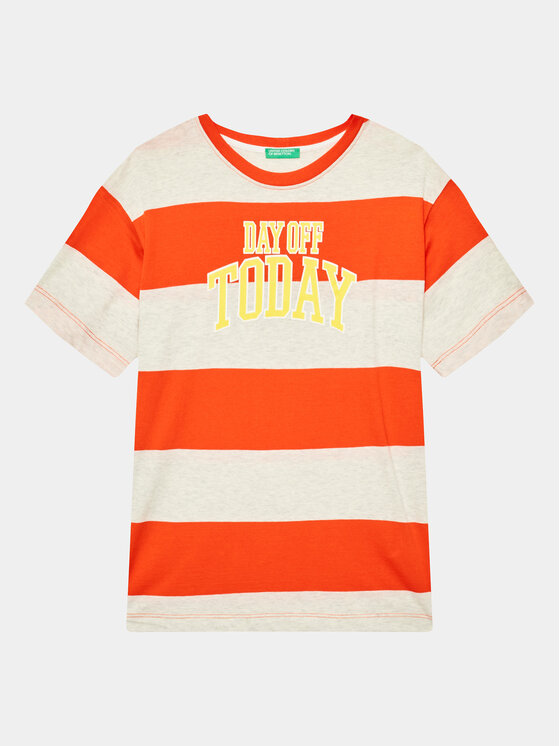 United Colors Of Benetton United Colors Of Benetton T-Shirt 3ZNBC10BN Rot Regular Fit