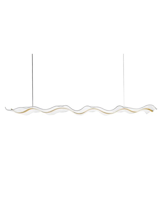 Lampa MIAhome, wisząca BREATH 180 złota