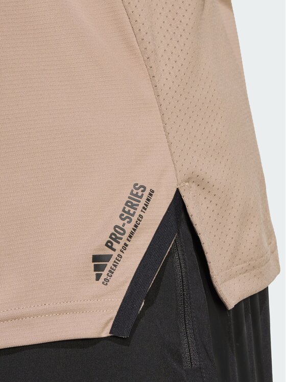 adidas adidas Koszulka techniczna Designed for Training Pro-Series Tee Brązowy Slim Fit