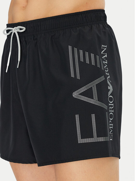 EA7 Emporio Armani EA7 Emporio Armani Plavecké šortky 7M000550 AF14497 MC026 Černá Regular Fit