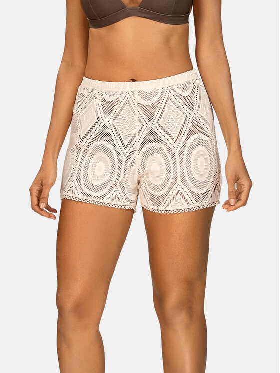 Feba Feba Shorts da mare F124C Écru