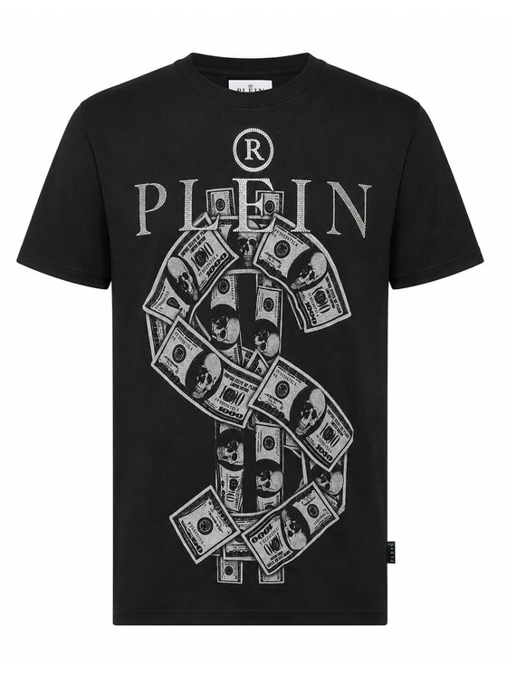 PHILIPP PLEIN PHILIPP PLEIN Tričko 31606 Čierna Regular Fit