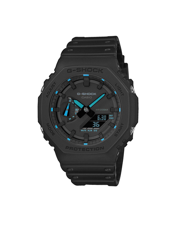G-Shock G-Shock Hodinky Octagon Carbon Core Guard GA-2100-1A2ER Černá