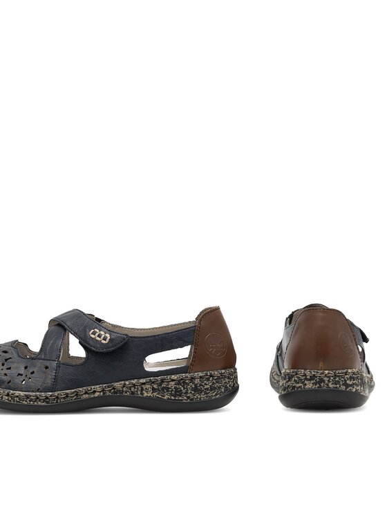 Rieker Rieker Pantofi 463H4-14 Bleumarin