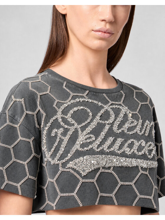 PHILIPP PLEIN PHILIPP PLEIN T-Shirt 26517 Czarny Regular Fit