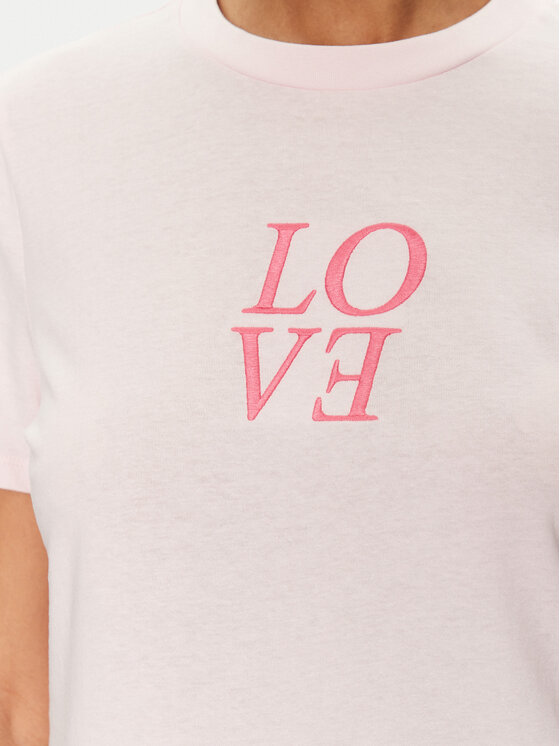 Pieces Pieces T-Shirt Skylar 17155376 Růžová Regular Fit